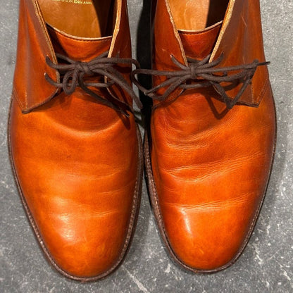 クロケット&ジョーンズ レザーシューズ  SUBS チャートシー チャッカブーツ カーフ ブラウン サイズUK7E メンズ CROCKETT&JONES ブーツ 約25.5cm【LA】【中古】