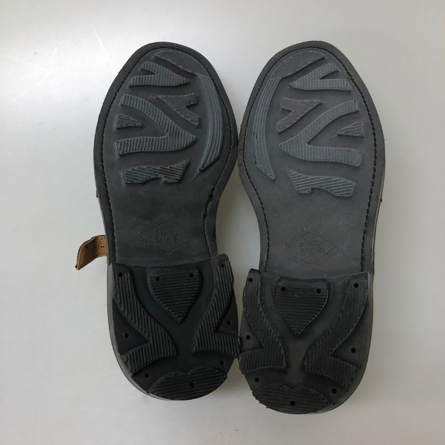 マーク マクナイリー  シボレザー ダブルモンク ブラック サイズ6 MARK MCNAIRY 約25.0cm【AFD40】