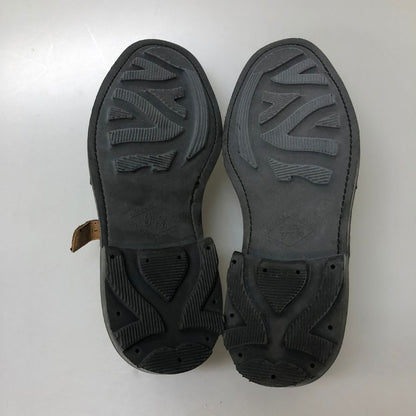 マーク マクナイリー  シボレザー ダブルモンク ブラック サイズ6 MARK MCNAIRY 約25.0cm【AFD40】