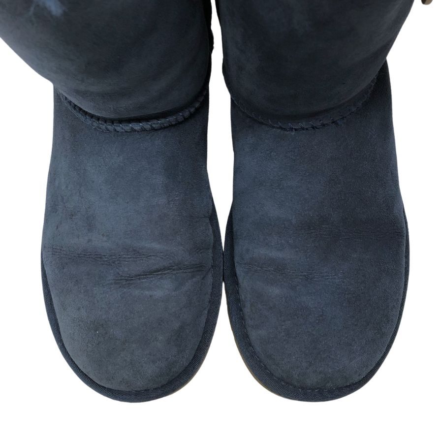 アグ ムートンブーツ ベイリーボタン2 ブルー系 レディースサイズ 7.5 UGG BAILEY BUTTON Ⅱ 約25.0cm【AFC28】