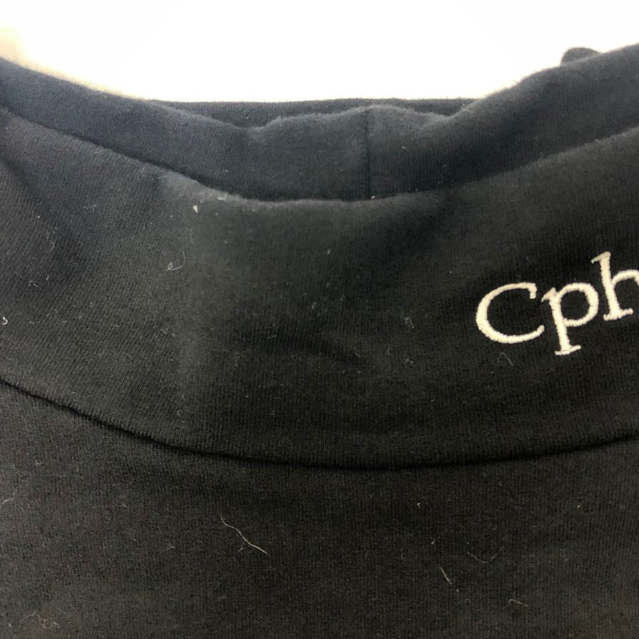 美品◆キャプテンズヘルムゴルフ 長袖Tシャツ モックネック ブラック サイズM メンズ Cph/Golf 【AFB27】
