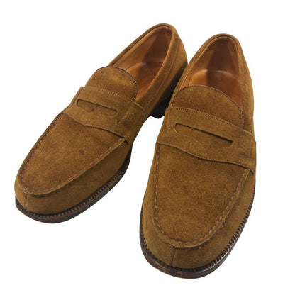 ジェイエム ウエストン ローファー スエード ライトブラウン系 サイズ4.5 メンズ J.M.WESTON 約24.5cm【AFC33】