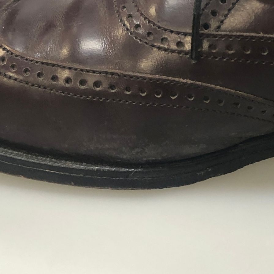 アレンエドモンズ レザーシューズ ウィングチップ マルロー ボルドー メンズ サイズUS10 Allen Edmonds marlow 約28.0cm【AFC45】