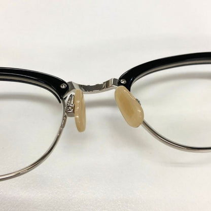 金子眼鏡 アイウェア ハーフリム サーモントフレーム ブラック メンズ 49□21 145 KV-121 BKSI KANEKO OPTICAL VINTAGE【AFI13】