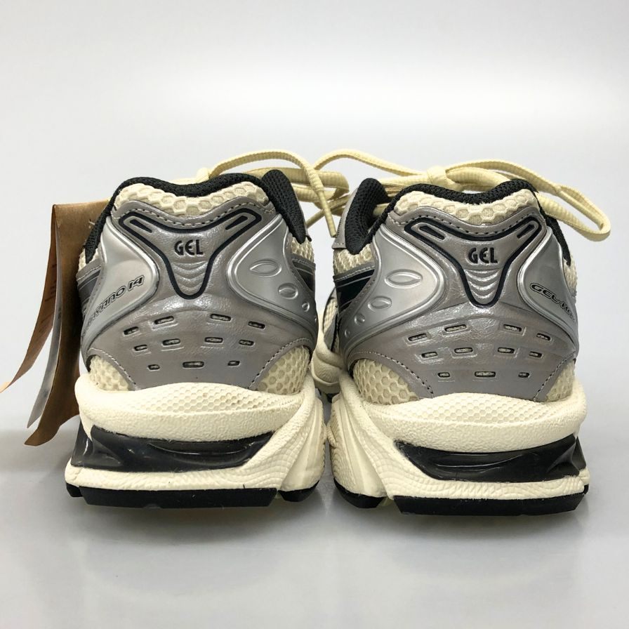 アシックス ローカットスニーカー メッシュ ゲルカヤノ 14 ランニングシューズ 1203A537 ホワイト レディース サイズ23.5cm Asics 約23.5cm【AFD8】