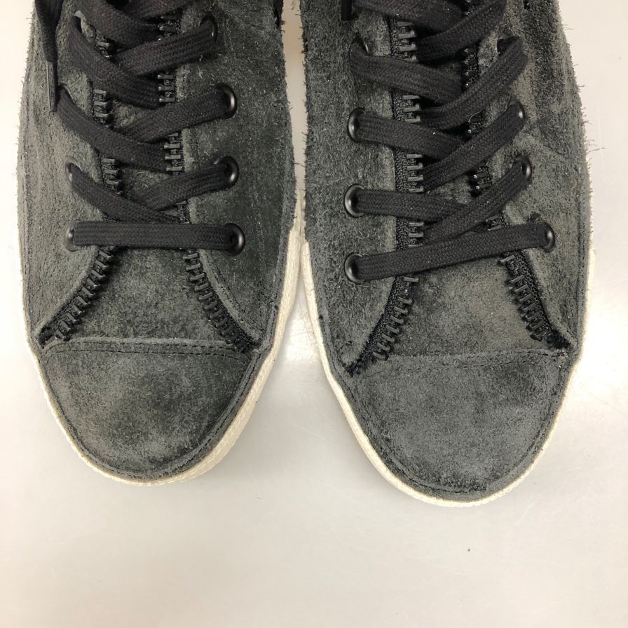 コンバース スニーカー オールスター ハイカット ヒールジップ スエード グレー系 メンズ サイズ30.5cm CONVERSE 約30.5cm【AFC31】