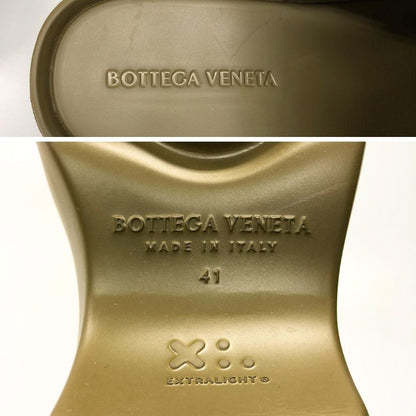 ボッテガヴェネタ サンダル フラッシュ スリッパ  ラバー グリーン系 メンズ サイズ41 BOTTEGA VENETA 約26.5cm【AFD9】