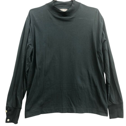 美品◆エラシオ 長袖Tシャツ モックネック グリーン メンズ サイズ3 ELACIO 【AFB46】