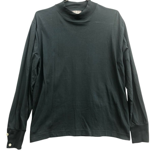 美品◆エラシオ 長袖Tシャツ モックネック グリーン メンズ サイズ3 ELACIO 【AFB46】