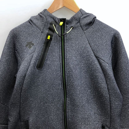 美品◆デサント フーデッドジャケット  TOUGH AIR DAT-2574 メンズ サイズL グレー DESCENTE 【AFB6】