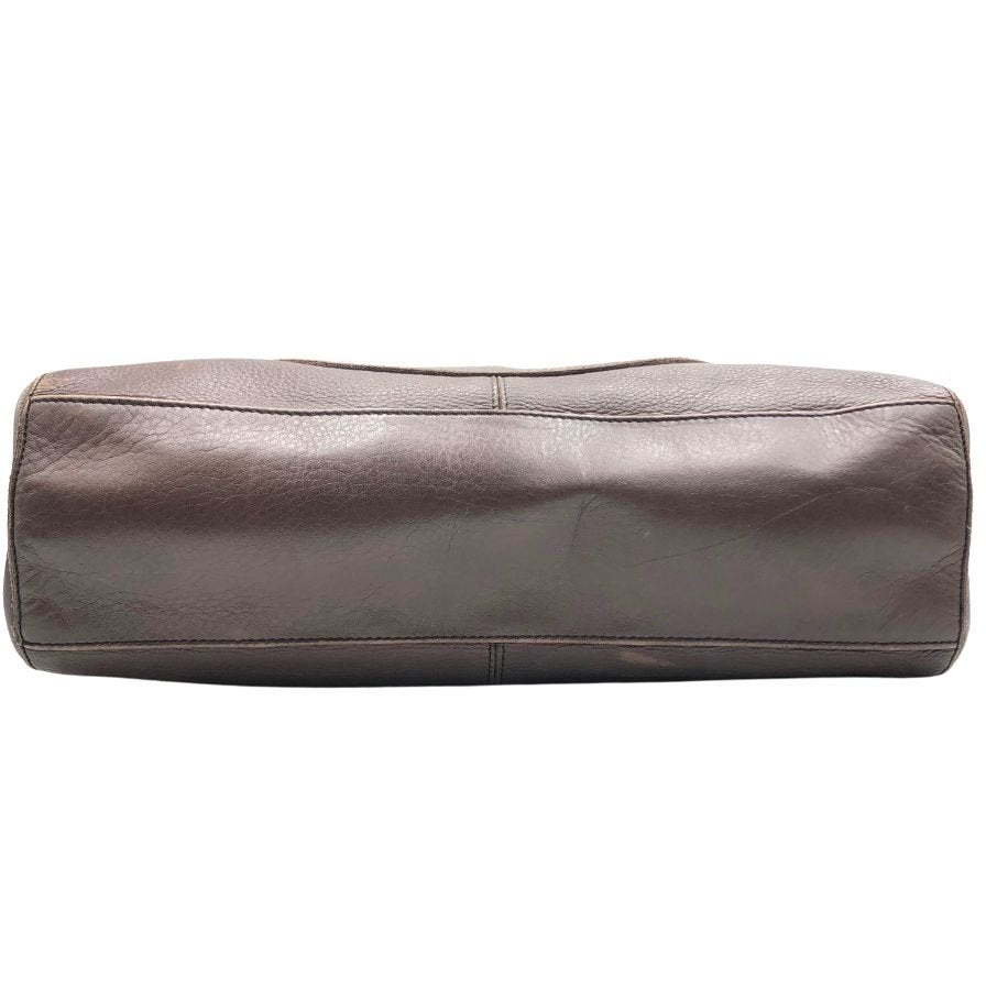 ヴィヴィアンウエストウッド パンチングオーブ レザー トートバッグ ユニセックス ブラウン  Vivienne Westwood【AFE5】