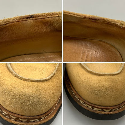 中古◆パラブーツ レザーシューズ シャンボード スエード ベージュ メンズ 8.5  Paraboot CHAMBORD【AFD14】