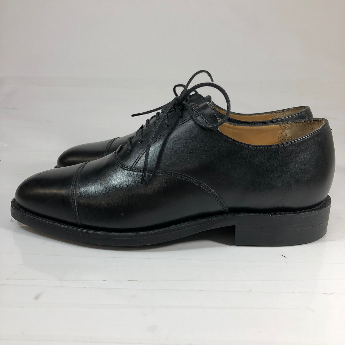 ロイドフットウェア レザーシューズ ストレートチップ 1213EW10 カーフ ブラック サイズ5E メンズ Lloyd Footwear 約24.0cm【AFC44-2】