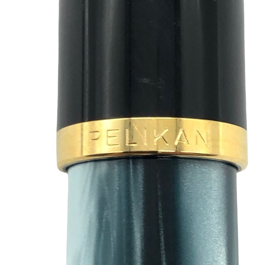 Good condition ◆ Pelikan fountain pen gray character width F Germany gray black PELIKAN [AFI3] 