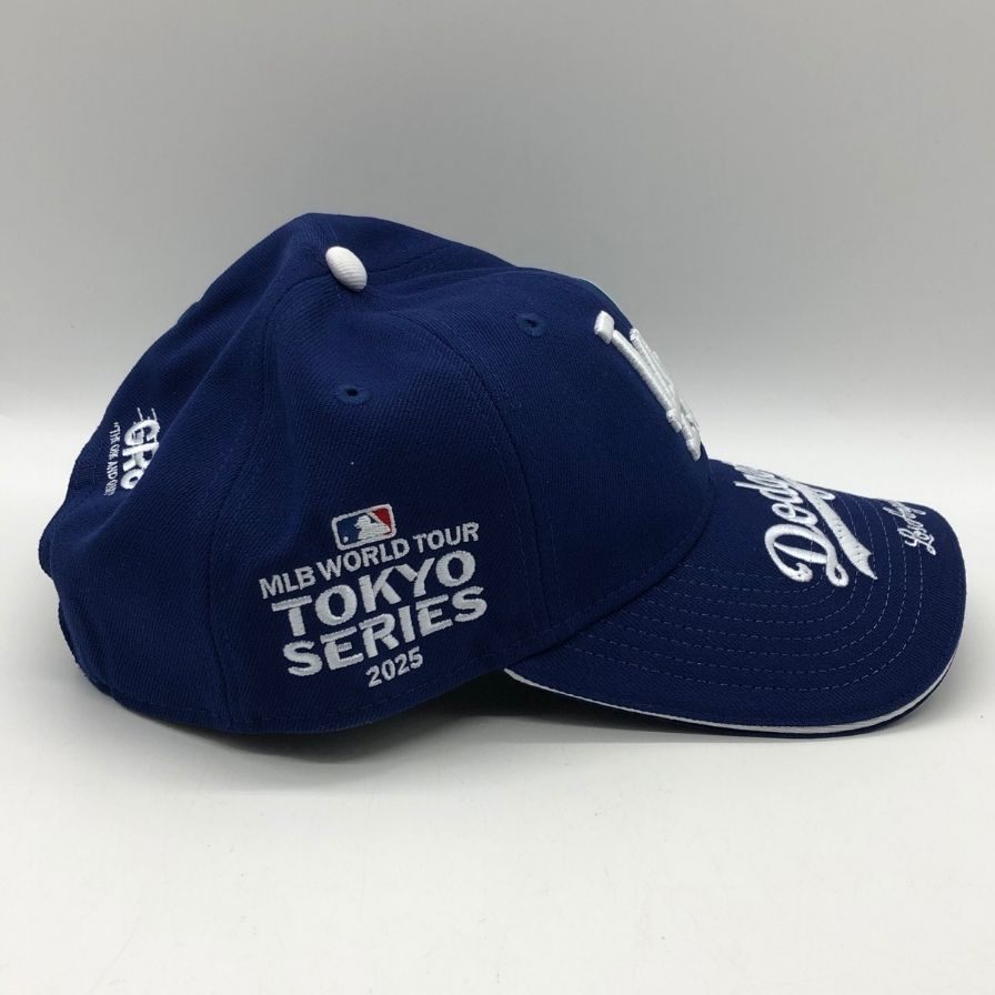 ニューエラ×MLB GR8別注 キャップ MLB World Tour Tokyo Series 2025 LA ドジャース ネイビー サイズMｰL NEW ERA【AFI8】【中古】