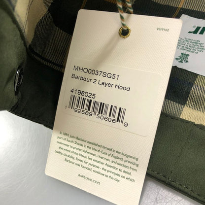 バブアー 2レイヤー フード 裏地コットン メンズ オリーブ Barbour