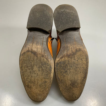 ドリス ヴァン ノッテン サイドジップブーツ ブラウン メンズ サイズ41 DRIES VAN NOTEN 約26.0cm【AFC43】
