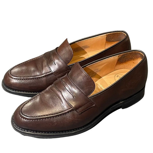 チャーチ  レザーシューズ ネットン ローファー 93ラスト ブラウンメンズ サイズUK70F Church's ローファー 約26.0cm【LA】【中古】