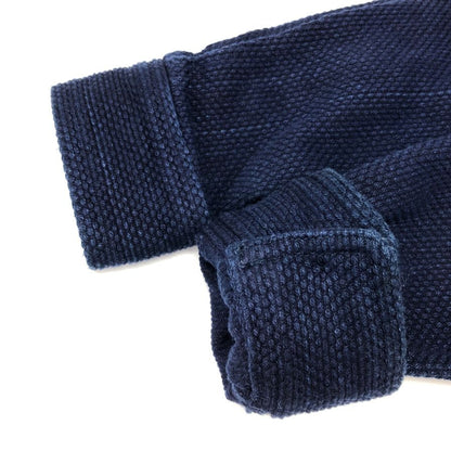 極美品◆天領デニム 長袖シャツ 藍染 メンズ サイズM ブルー TENRYO DENIM 【AFB48】