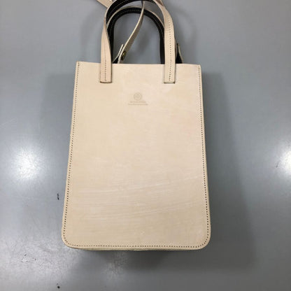 グレンロイヤル ショルダーバッグ 2WAY ブライドルレザー グレー ゴールド金具 GLENROYAL【AFE8】