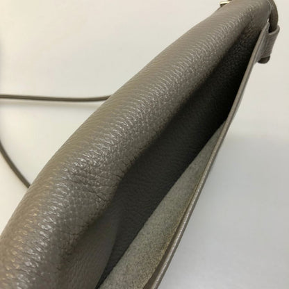 スージースベルト ミニショルダーバッグ グレインレザー ビスポーク メンズ グレー SUSIE SVELT【AFE9】