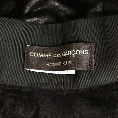 コムデギャルソン オム プリュス バケットハット パイル メンズ ブラック COMME des GARCONS HOMME PLUS