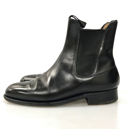 JMウエストン チェルシー ブーツ サイドゴア 705 ボックスカーフ レザー ブラック メンズ サイズ5D J.M.WESTON ブーツ 約25.0cm【LA】【中古】