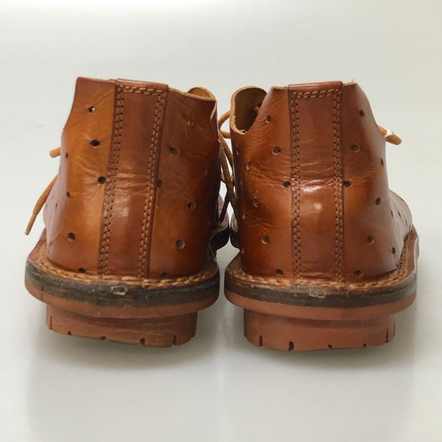 トリッペン レザースニーカー ゴルフ ブラウン メンズ サイズ39 trippen golf 約25.0cm【AFC49】