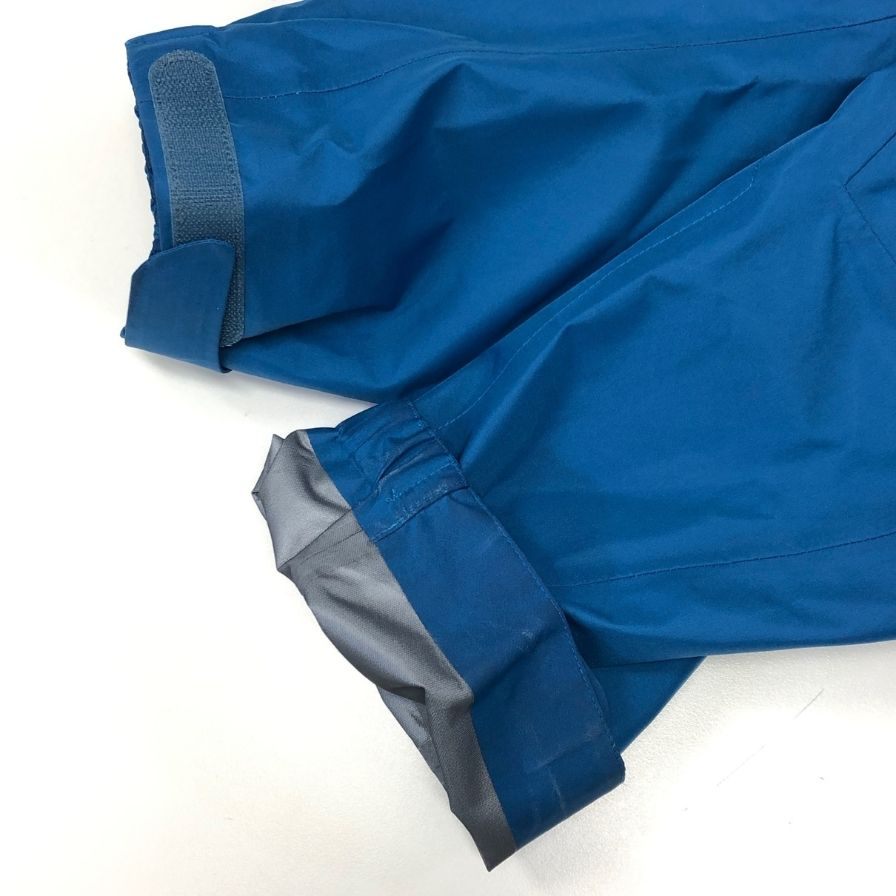 極美品◆モンベル パウダーショット パーカ ゴアテックス ナイロン ブルー メンズ サイズXL mont-bell 【AFA18】