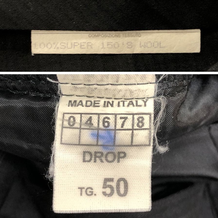 ジバンシー パリ セットアップ スーツ 3B Super150'S ウール100% メンズ サイズ50 グレー GIVENCHY PARIS【AFA3】