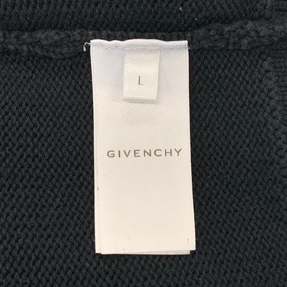 美品◆ジバンシィ セーター 現行 ロゴ4G ブラック サイズL メンズ GIVENCHY 【AFB33】