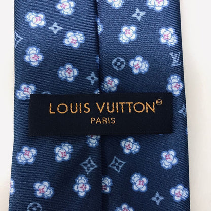 ルイヴィトン ネクタイ ヴィヴィエンヌ スウィング 8CM M78028 メンズ ブルー 総柄 Louis Vuitton【AFI21】