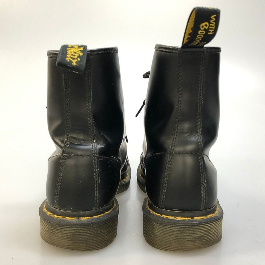 ドクターマーチン ブーツ 8ホール レースアップ レザー 1460 ブラック メンズ サイズUK9 Dr.Martens 約28.0cm【AFC4】