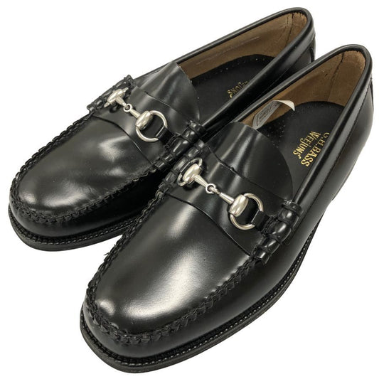 ジーエイチバス リンカーンモックビットローファー サイズ7 メンズ ブラック G.H.Bass&Co. WEEJUNS LINCOLN MOC BIT LOAFER ローファー 約25.5cm【LA】【中古】