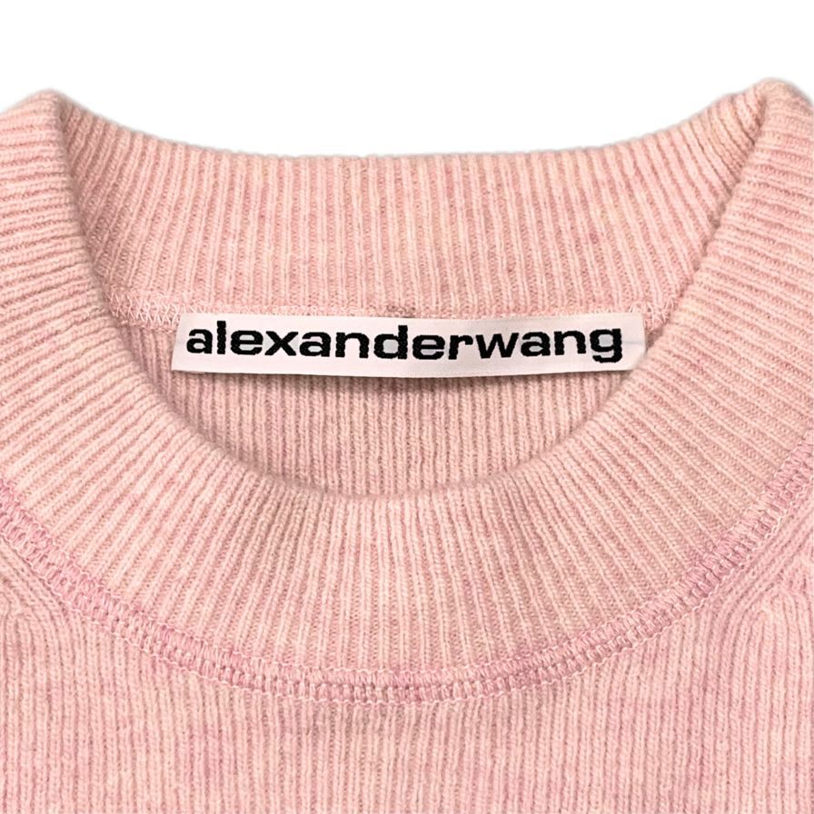 alexanderwang.t ピンク 半袖ニット alexanderwang | SALE | Up to 70% off Sweaters