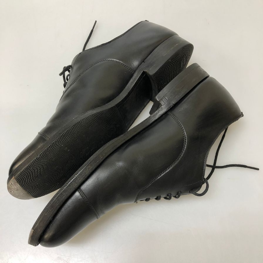 チーニー レザーシューズ キャップトゥ カーフ ブラック 6.5 CHEANEY GEOFFREY ビジネスシューズ 約24.5cm【LA】【中古】