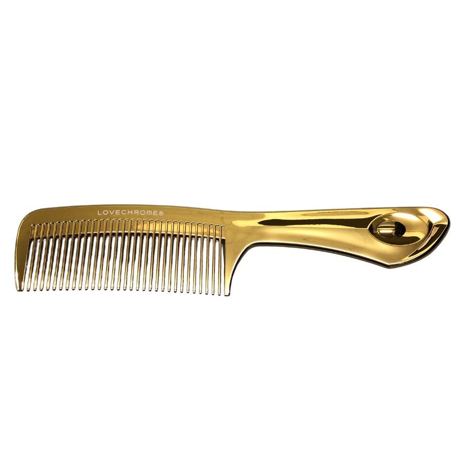ラブクロム ヘアコーム テツキゴールド K24GP レディース LOVECHROME