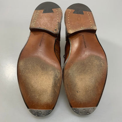 トリッカーズ ノーフォーク ウイングチップ ブラウン サイズUK6.5 Tricker's ビジネスシューズ 約25.5cm【LA】【中古】