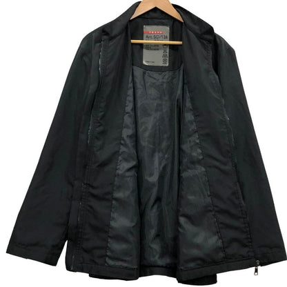 美品◆プラダ 09AW ナイロンジャケット ブラック メンズ サイズXL SGV126 PRADA 【AFB20】