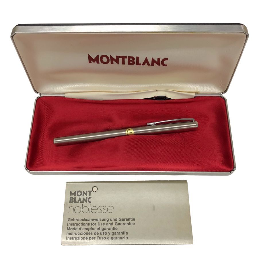 モンブラン 万年筆 ノブレス ペン先MB シルバー MONTBLANC【AFB54】