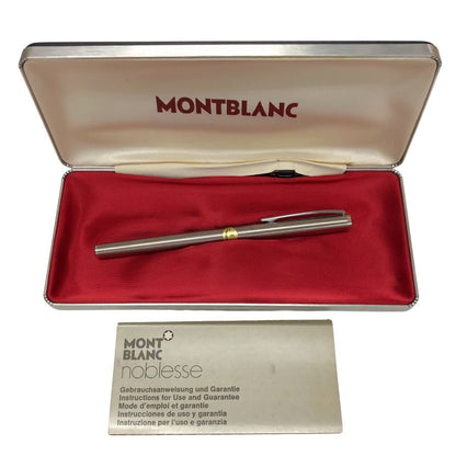 モンブラン 万年筆 ノブレス ペン先MB シルバー MONTBLANC【AFB54】