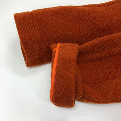 インバーティア ジョシュアエリス社製ウール ダッフルコート イングランド製 メンズ サイズ36 オレンジ INVERTERE Joshua Ellis【LA】