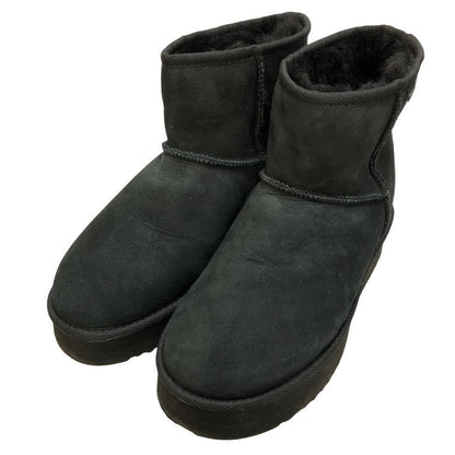 アグ ムートンブーツ M CLASSIC MINI サイズ9 ブラック メンズ UGG 約27.0cm【AFD7】