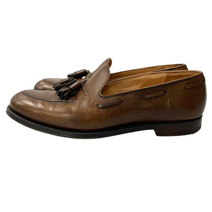 クロケット&ジョーンズ レザーシューズ タッセル ローファー キャベンディッシュ2 メンズ ブラウン サイズUK7.5E CROCKETT&JONES CAVENDISH2 約26.0cm【AFC1】