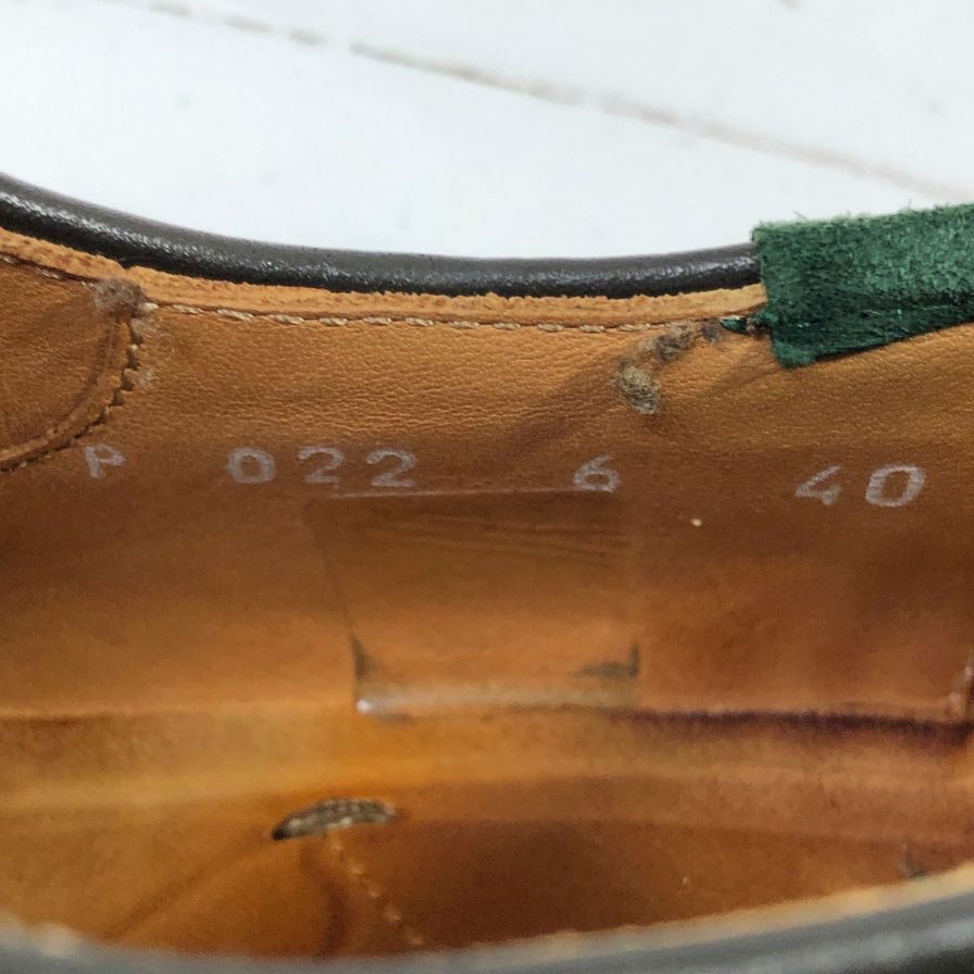 ポールスミス レザーシューズ スエード プレーントゥ ダークブラウン メンズ UK6 Paul smith 約24.5cm【AFD8】