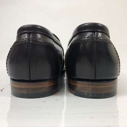 オールデン コードバン レザー コインロファー 96288 メンズ サイズ10D ダークバーガンディ ALDEN ローファー 約28.0cm【LA】【中古】