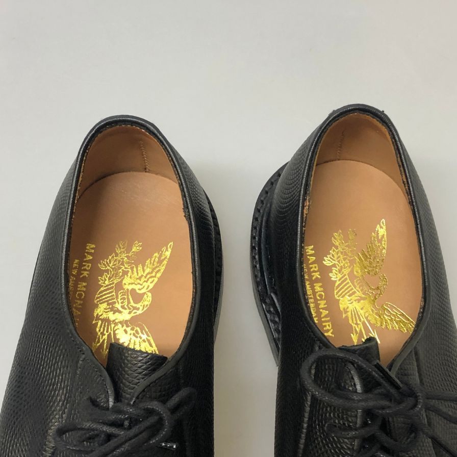 マーク マクナイリー プレーントゥ ブラック サイズ6  MARK MCNAIRY 約25.0cm【AFD8】