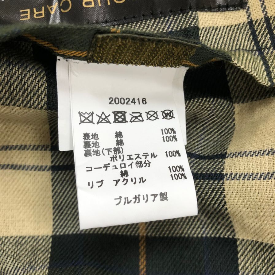 美品◆バブアー オイルドジャケット ビデイル DXX AW20 サイズ38 BARBOUR 【AFB5】