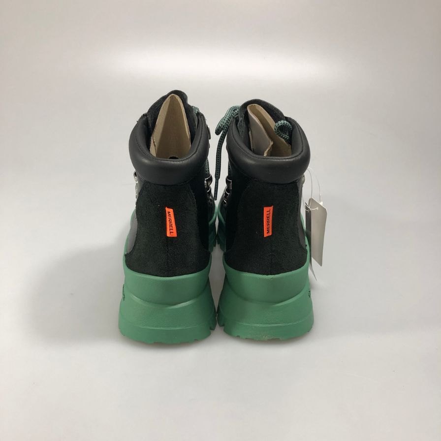 メレル ブーツ トレッキングブーツ Bristol MID レディース サイズ24.5 ブラック グリーン系 MERRELL 約24.5cm【AFD3】