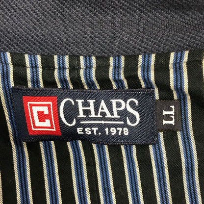 中古◆チャップス ラルフローレン 90S ブルゾン コットン ネイビー メンズ サイズLL CHAPS Ralph Lauren 【AFA16】
